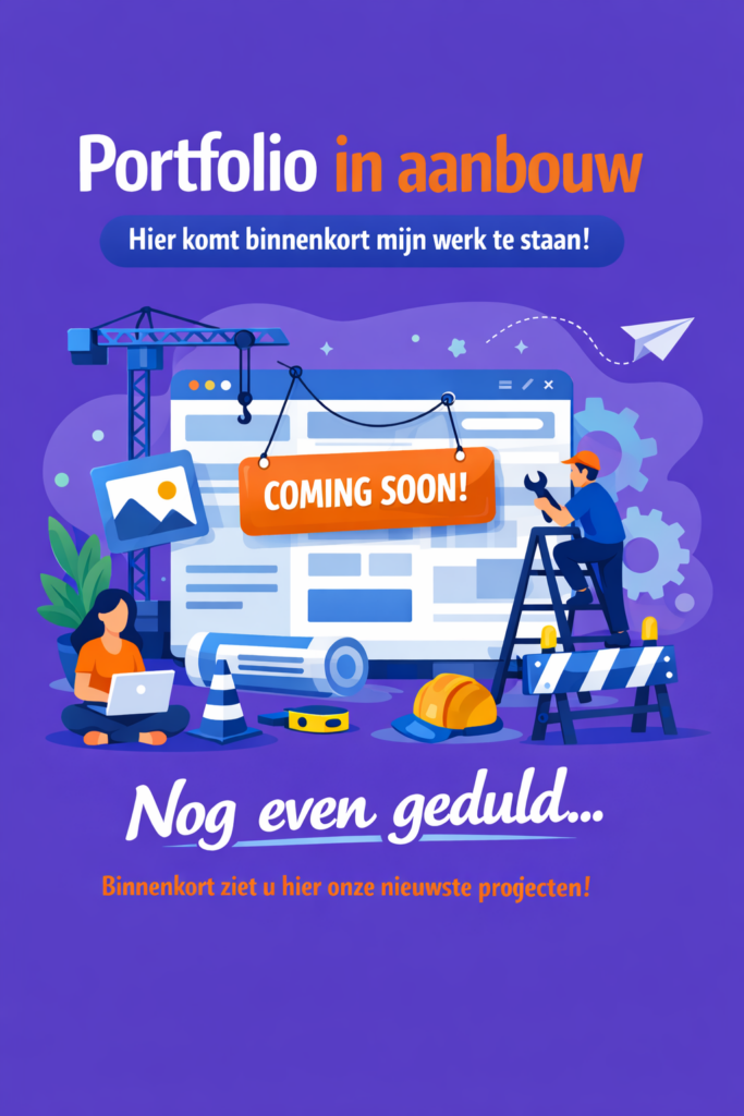 Portfolio in aanbouw